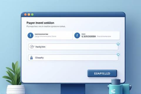 Screenshot illustrating payment method selection and details entry